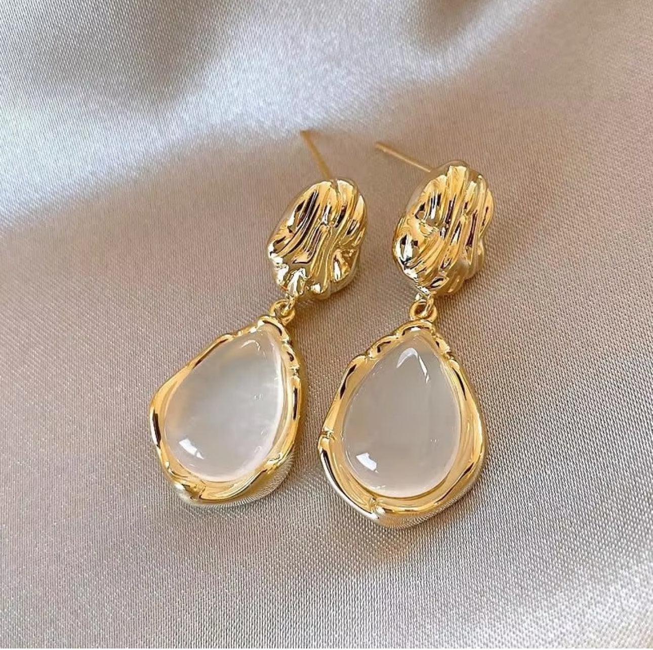 Trendy Korean dangler earrings