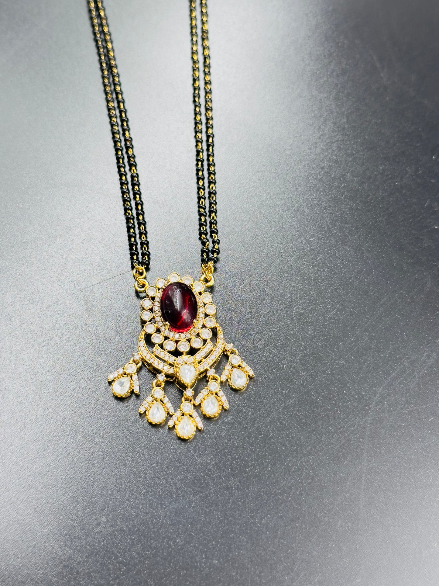 Saanvika Red Mangalsutra