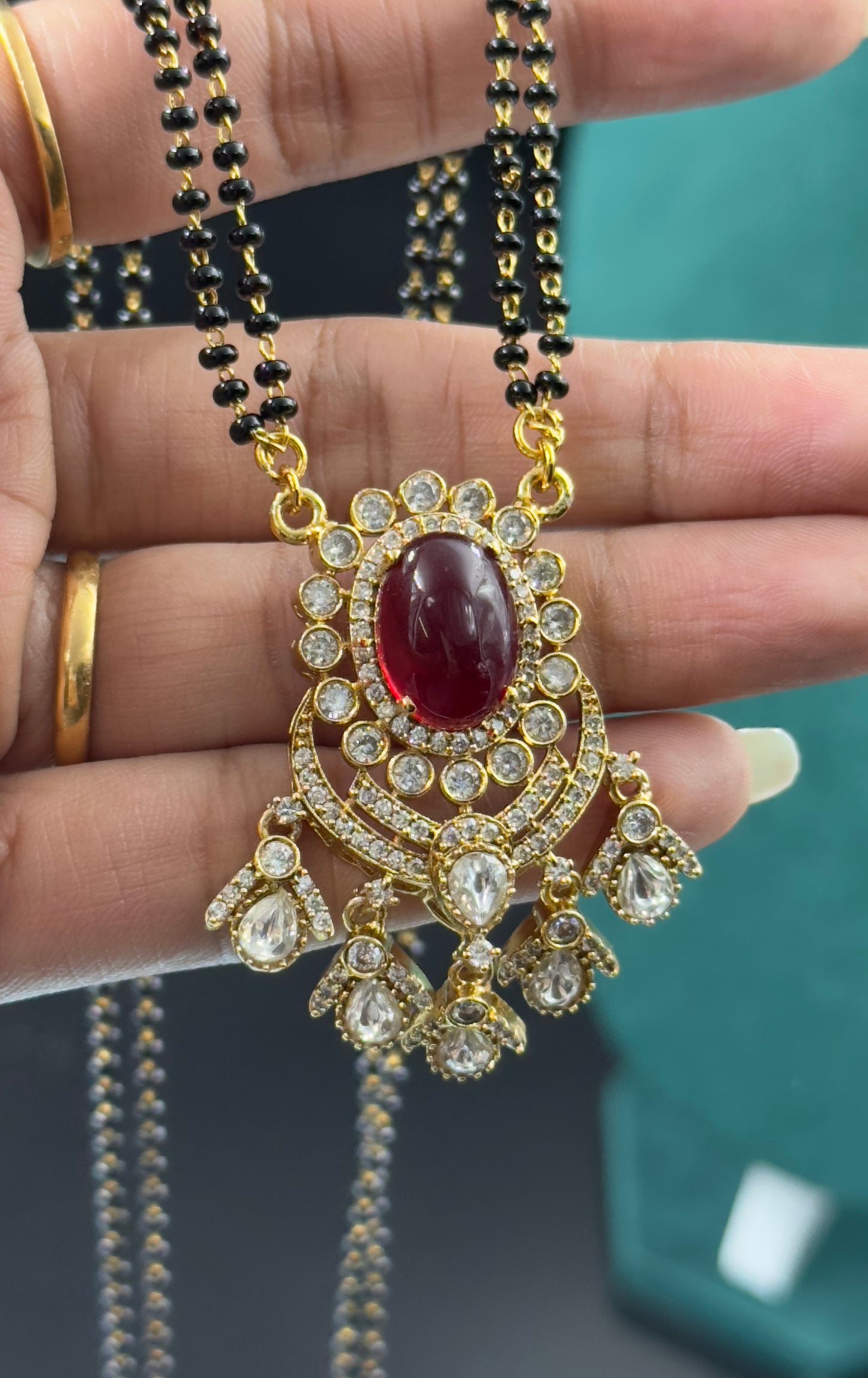 Saanvika Red Mangalsutra