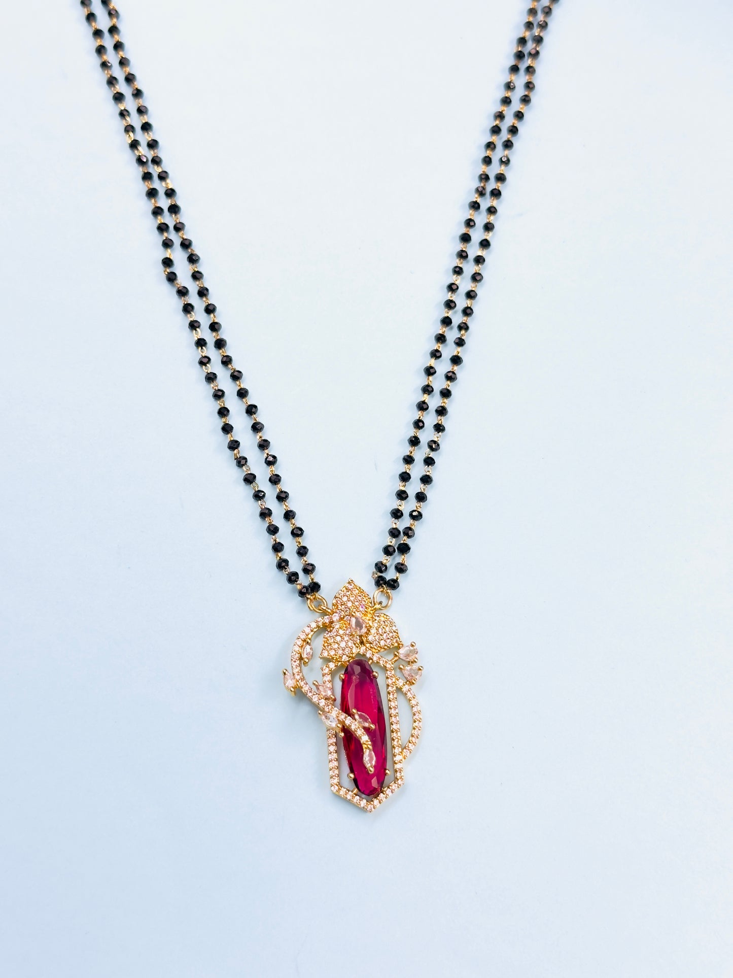 Sahana Red Mangalsutra