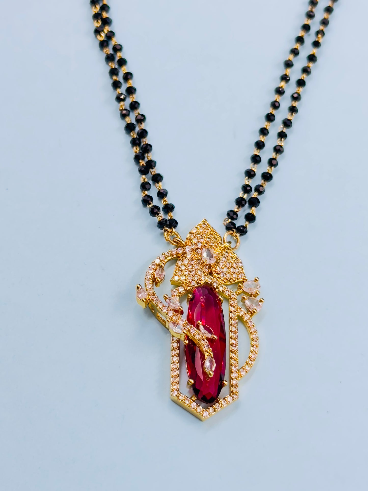 Sahana Red Mangalsutra