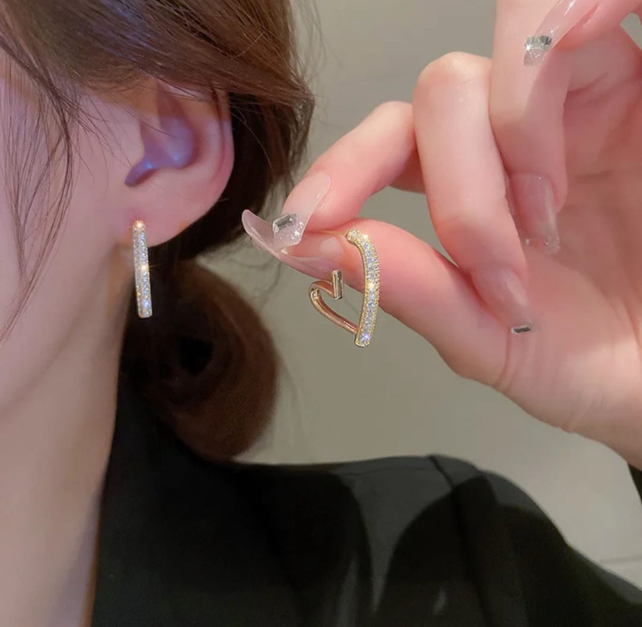 Golden Korean hoops
