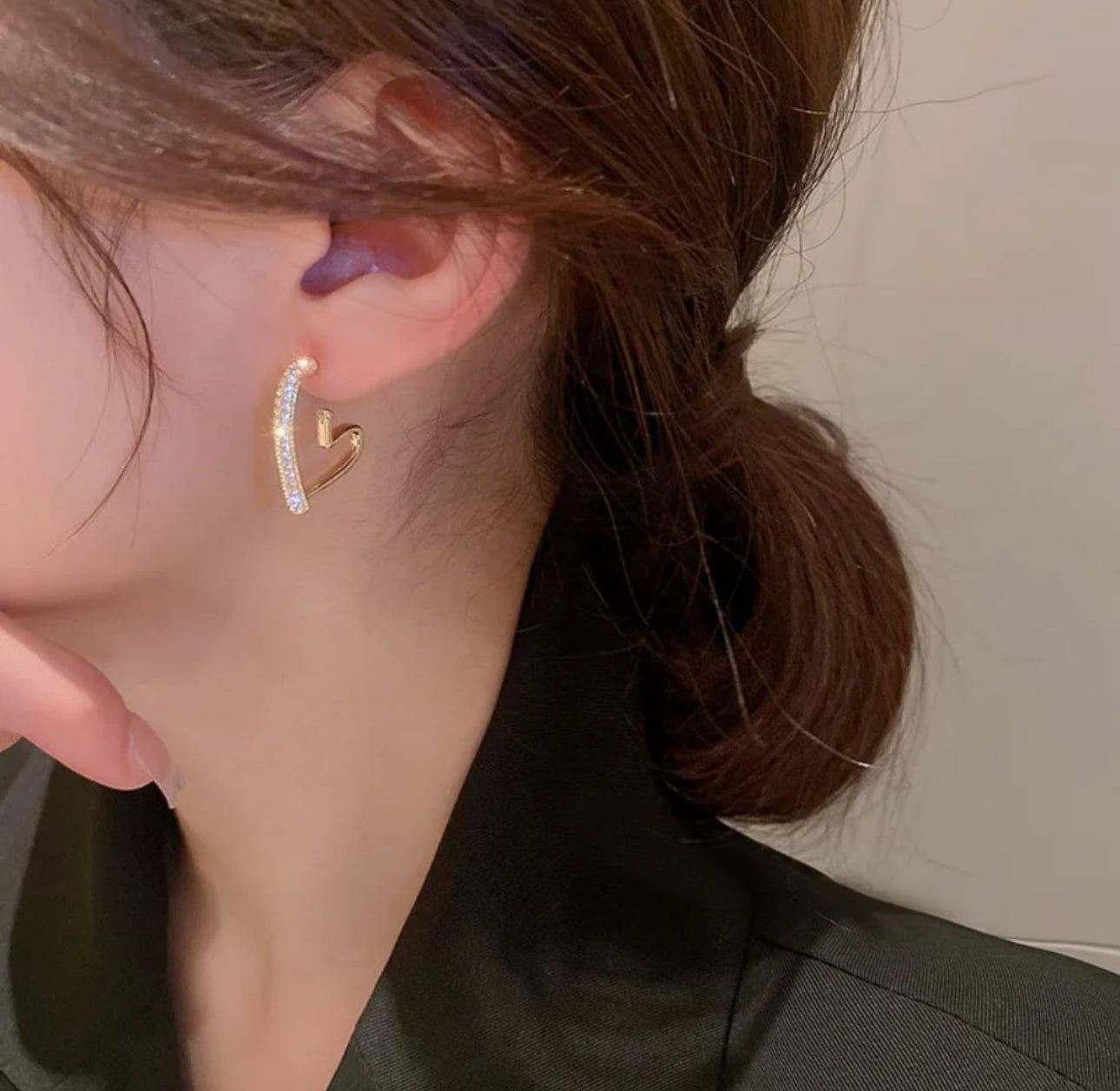 Golden Korean hoops