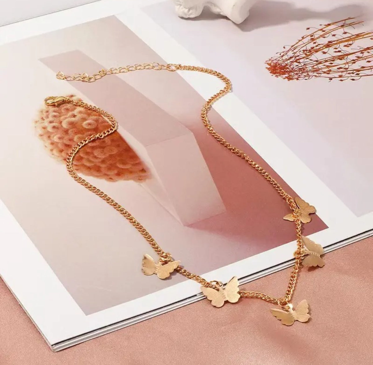 Butterfly Golden chain