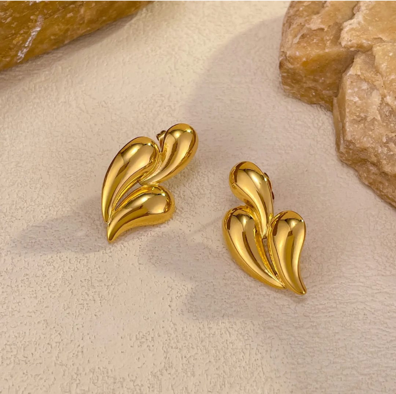water drop anti tarnish earrings