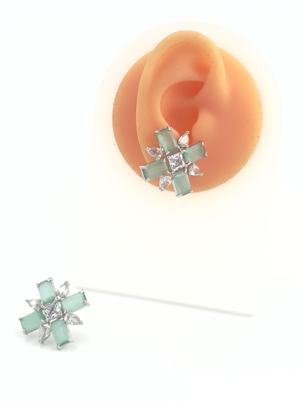 Mint American Diamond studs