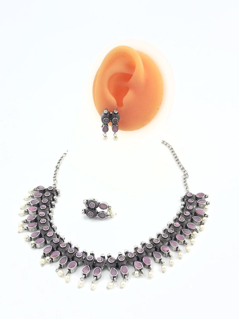 Purple Antique Necklace set