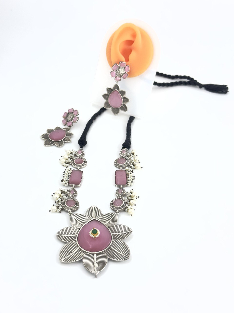 Pink Antique Necklace set