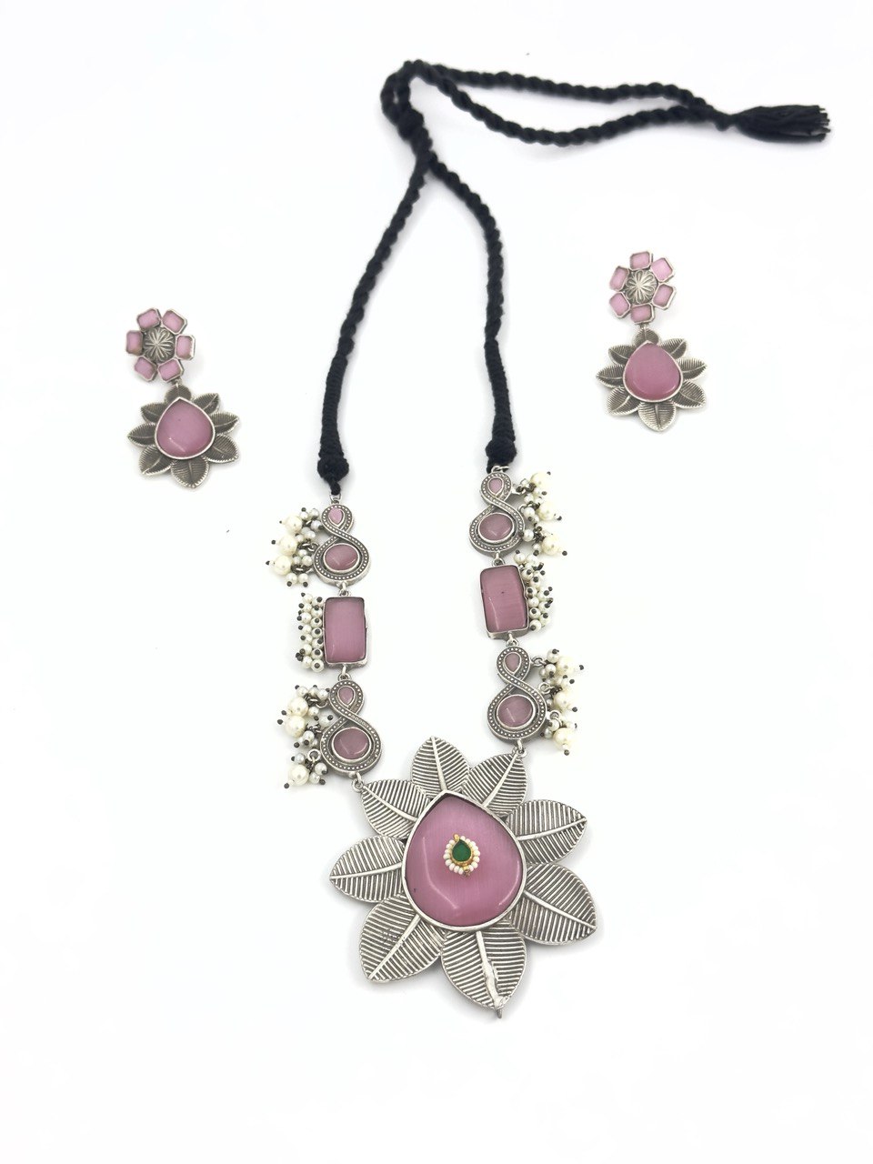 Pink Antique Necklace set