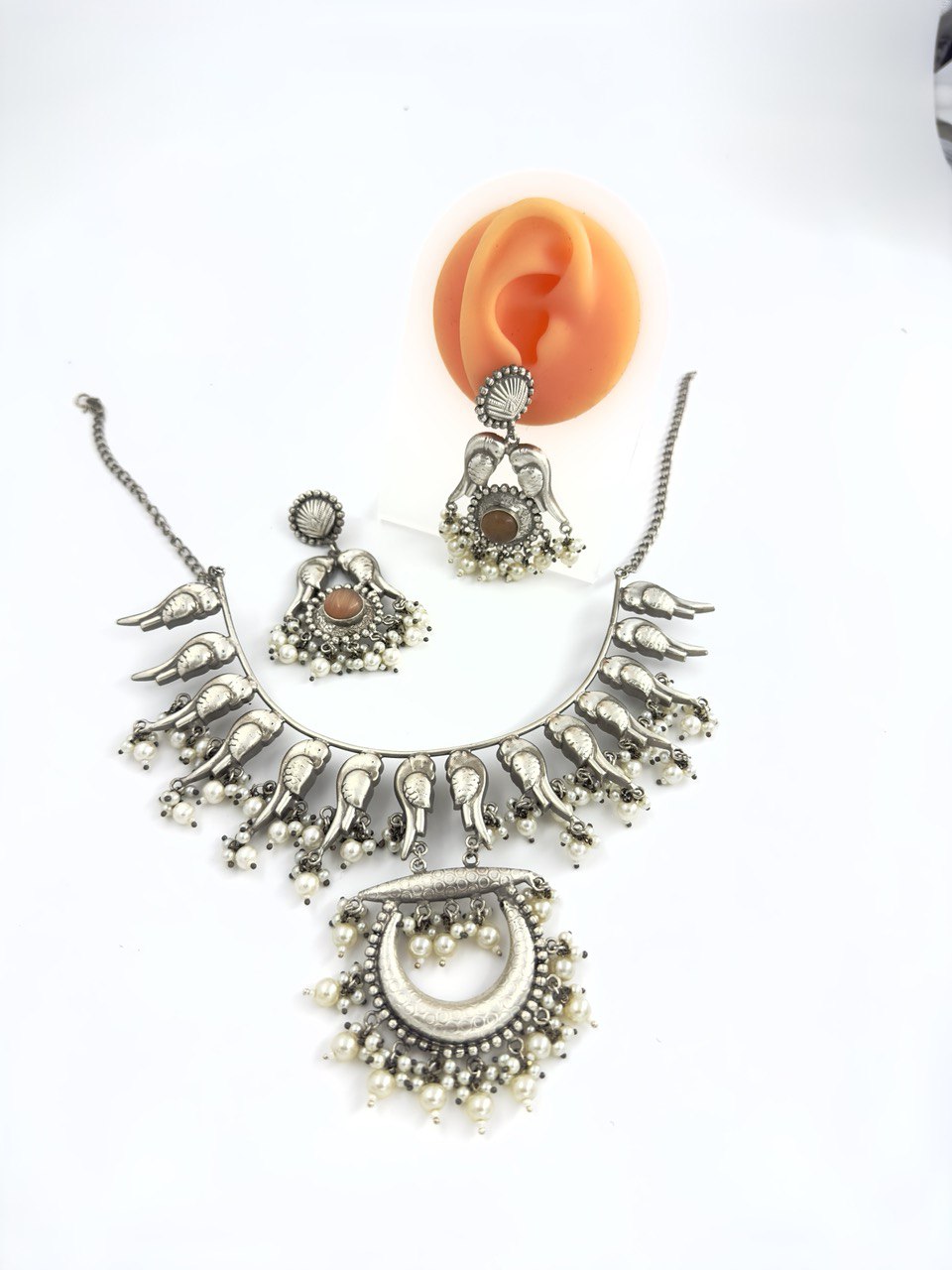Silver Antique Necklace set