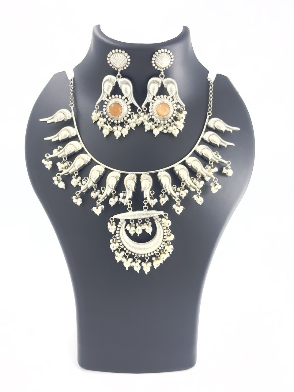 Silver Antique Necklace set