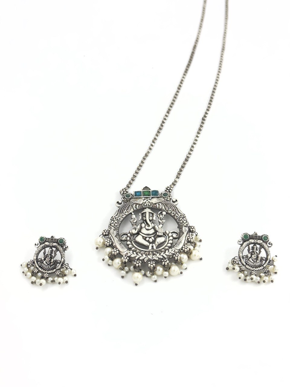Silver Antique Necklace set