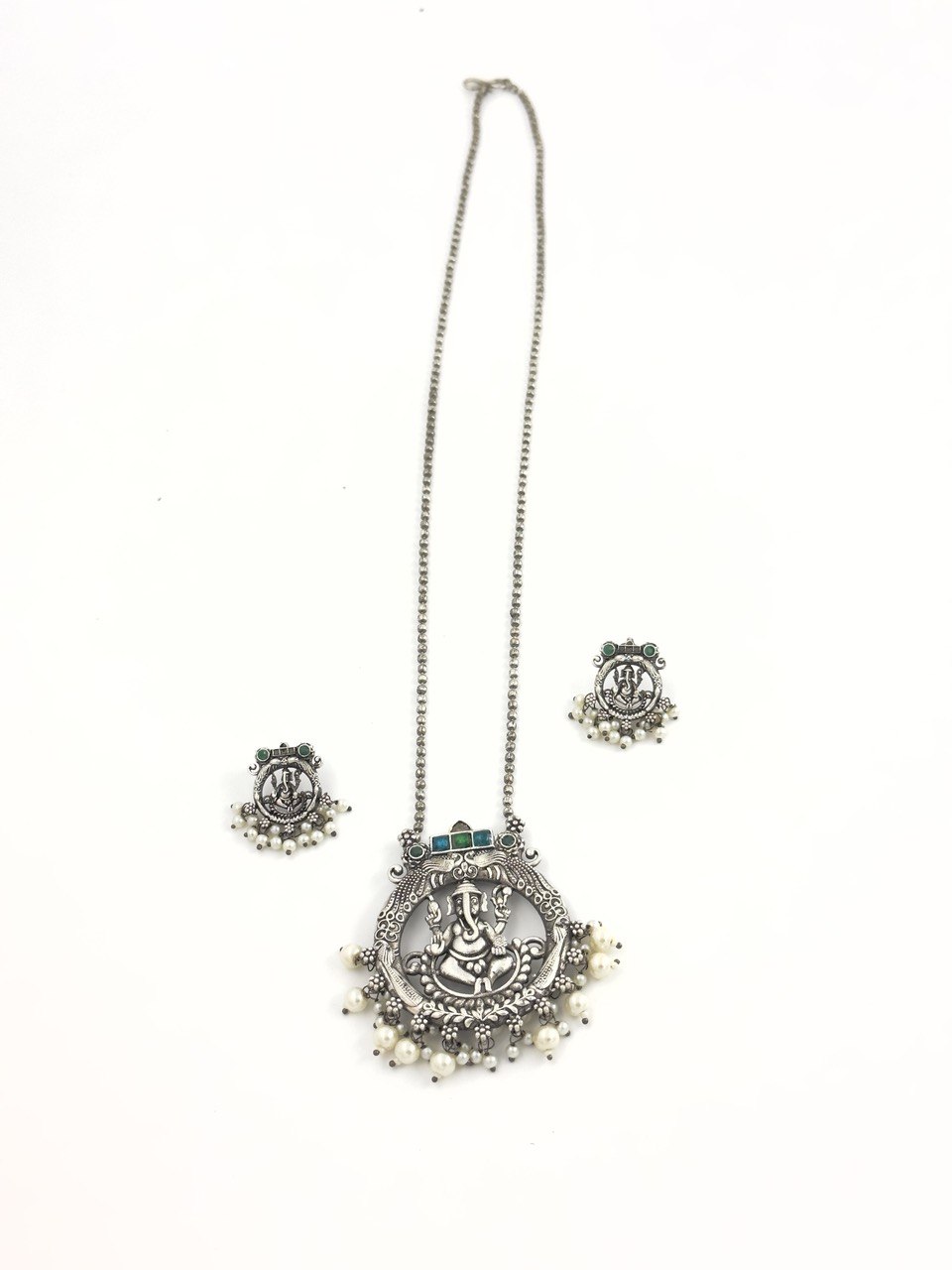 Silver Antique Necklace set