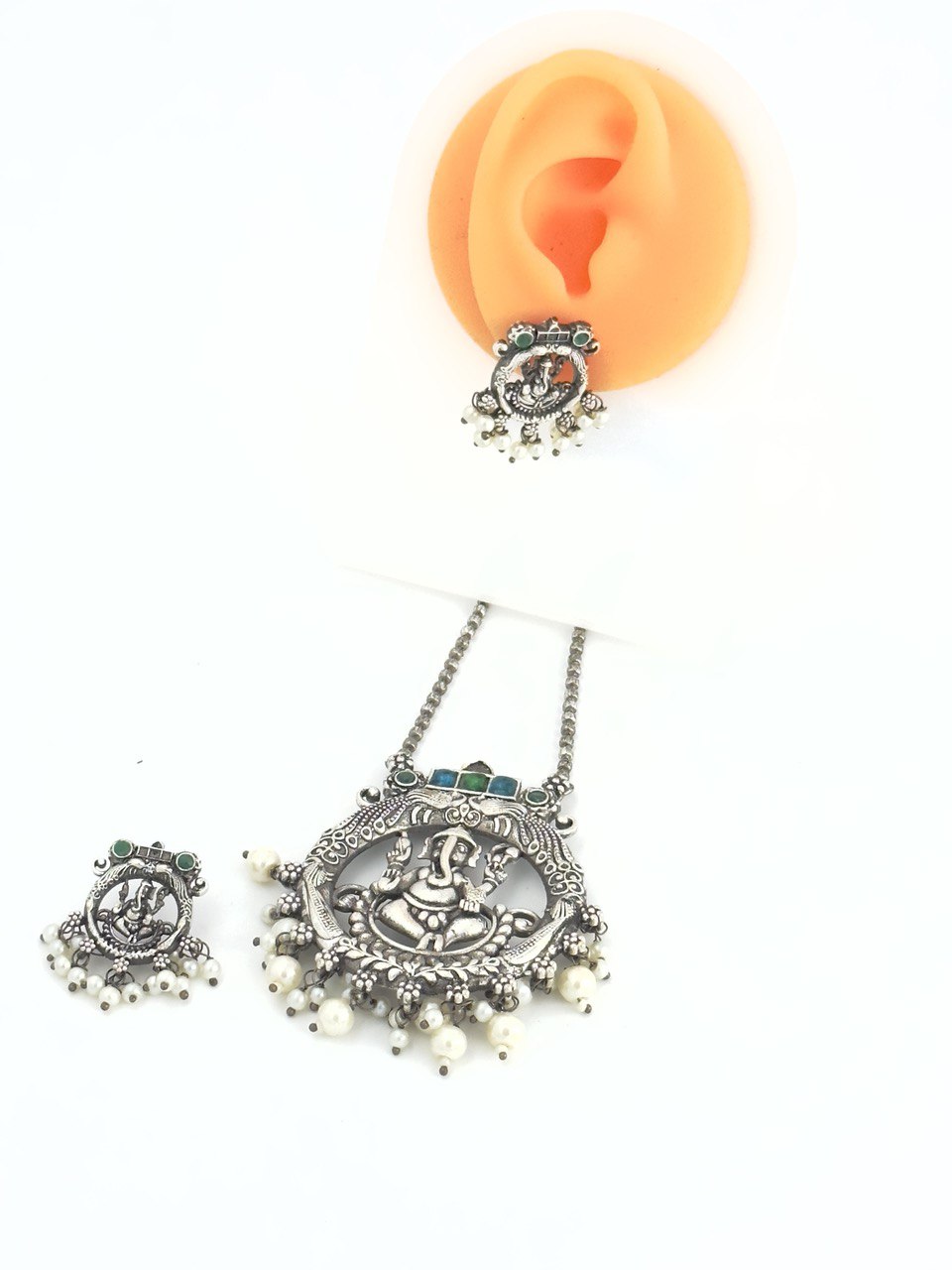 Silver Antique Necklace set