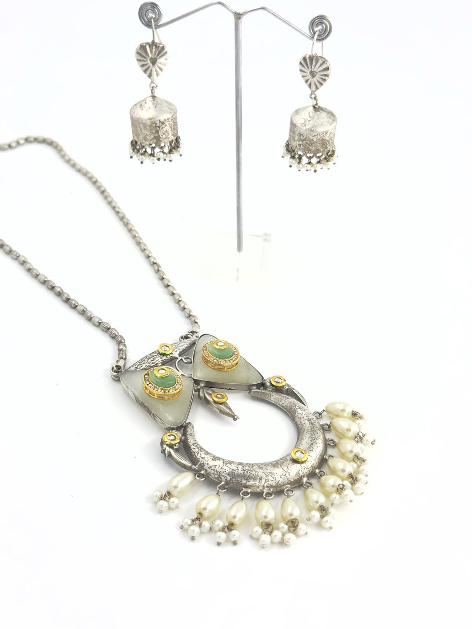 Silver Antique Necklace set