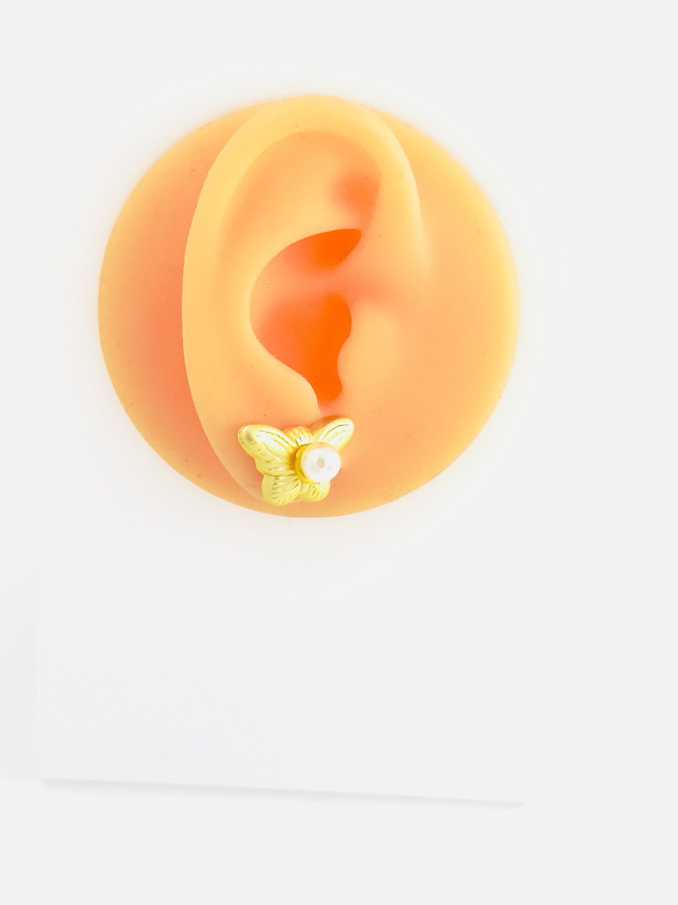 Pearl Gold plated studs