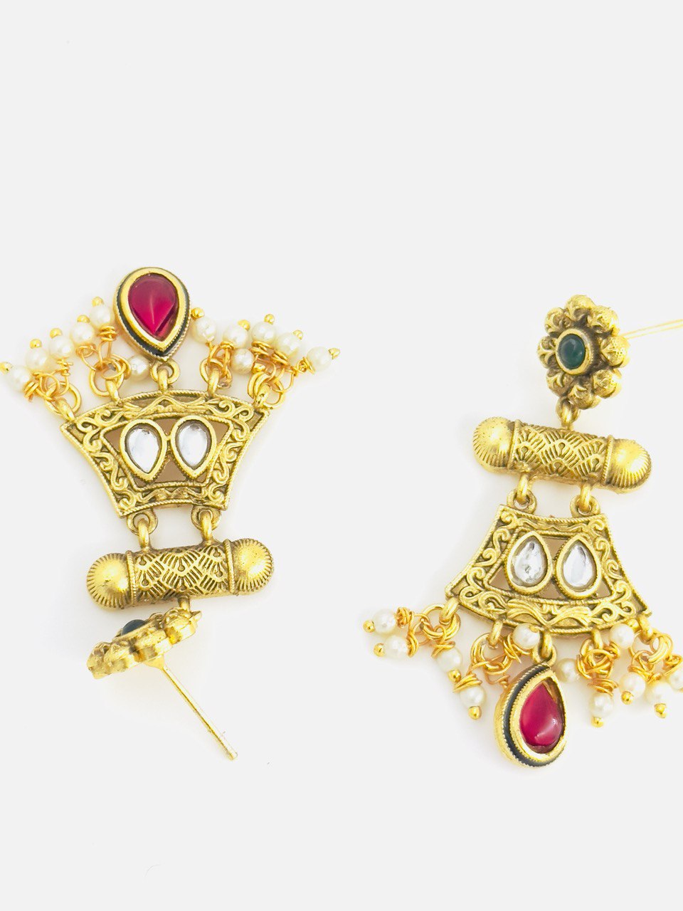Pink Gold plated dangler