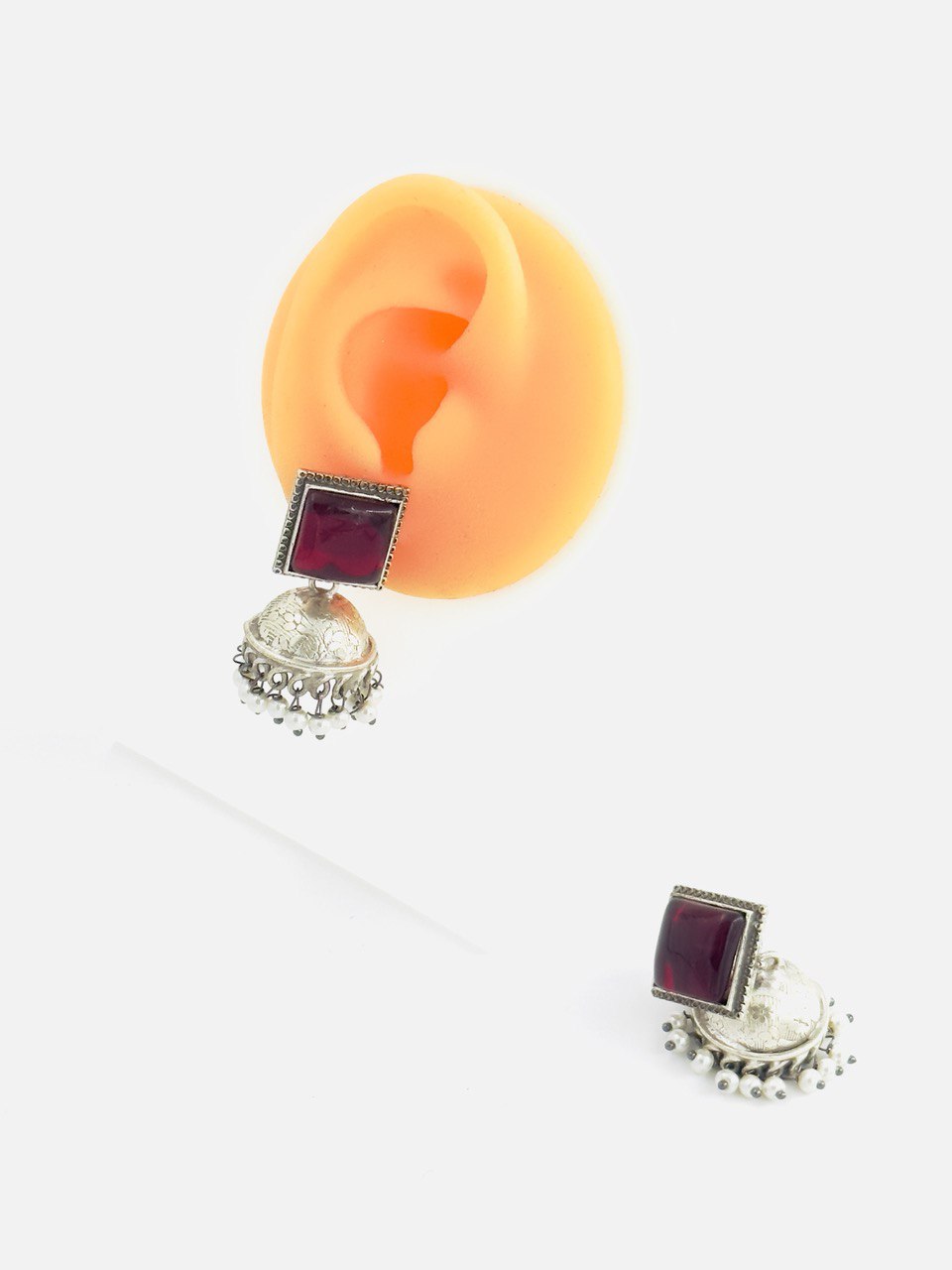 Grape Antique Jhumkis