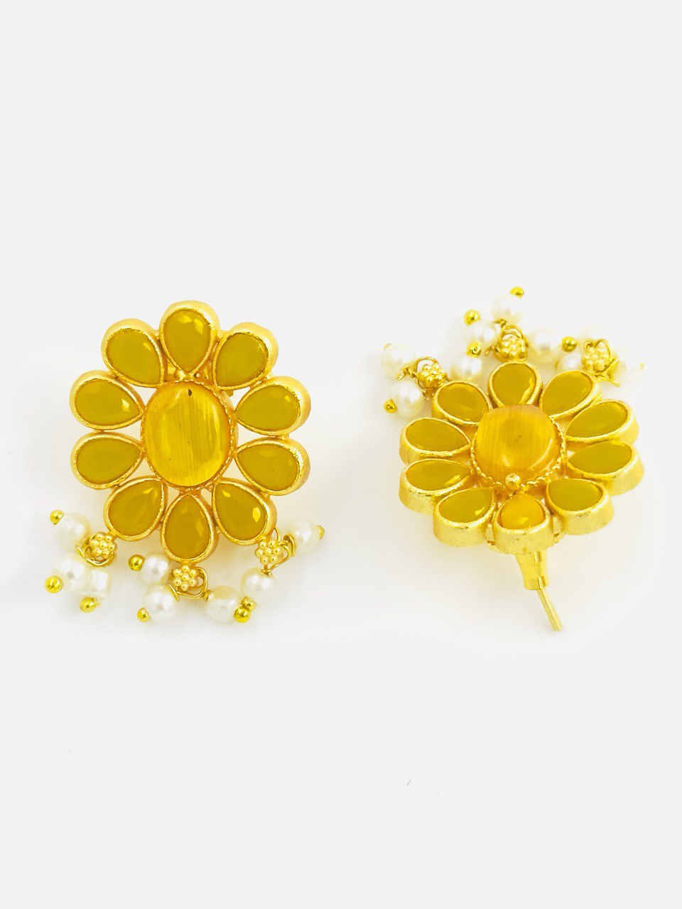 Yellow Gold plated studs