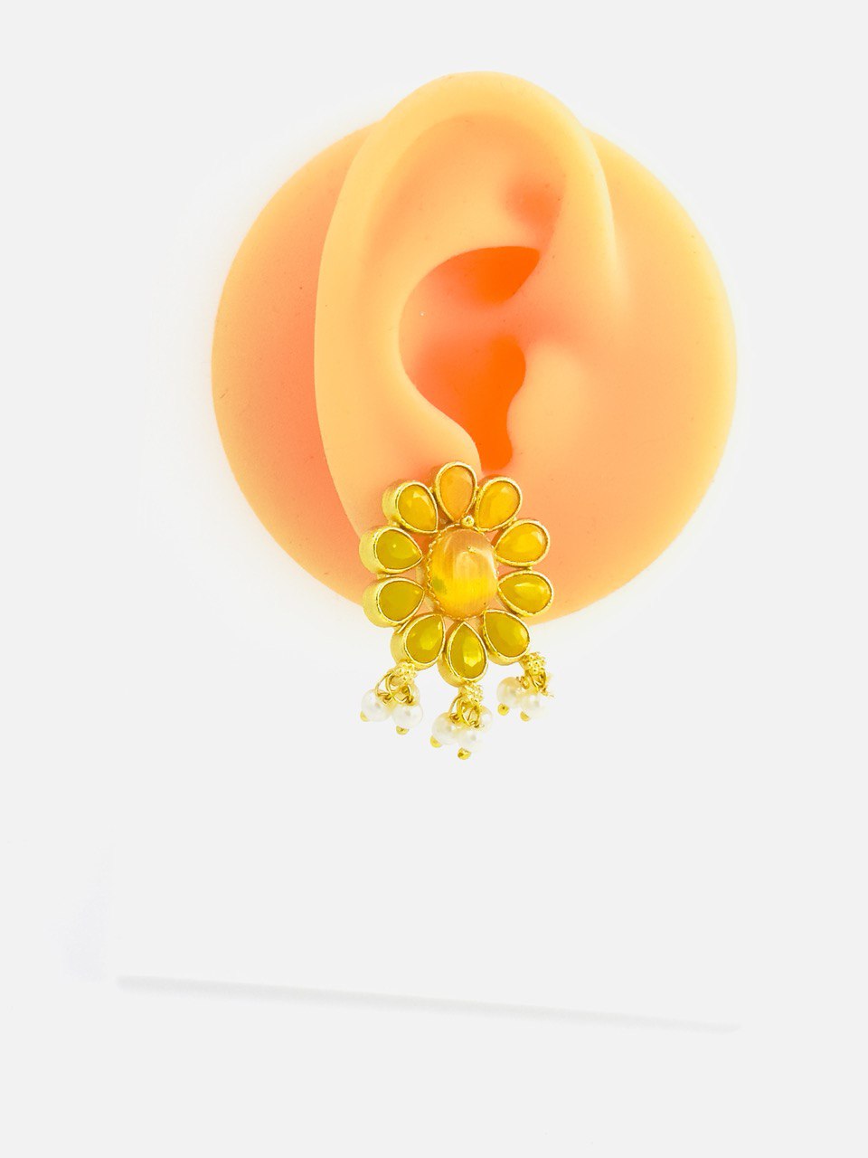 Yellow Gold plated studs