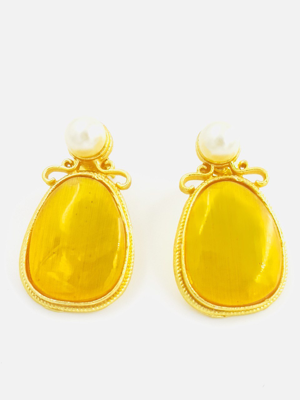 Yellow Gold plated studs