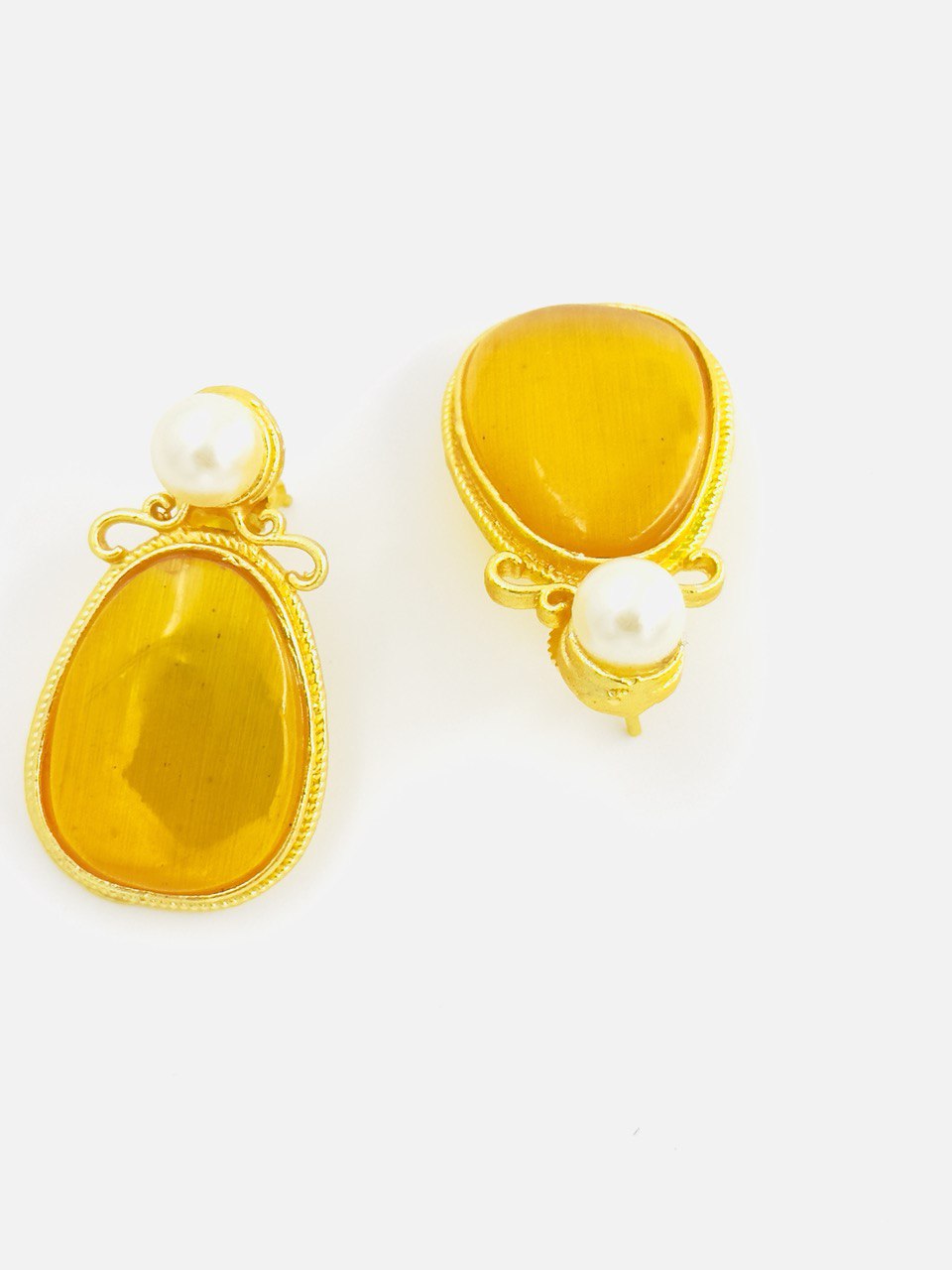 Yellow Gold plated studs
