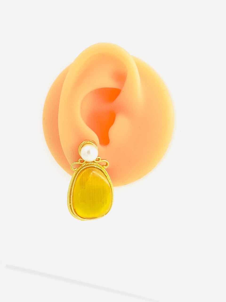 Yellow Gold plated studs