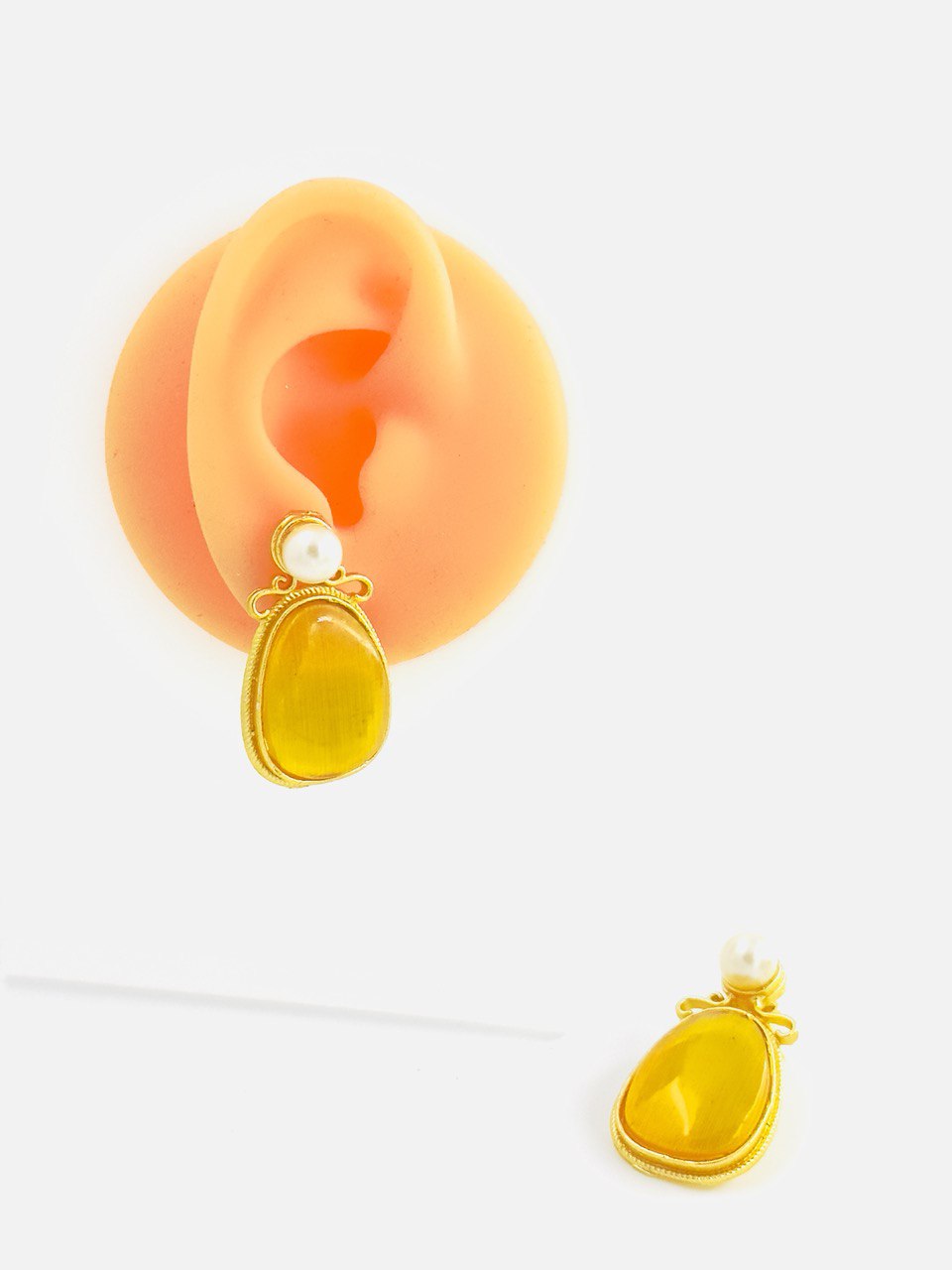Yellow Gold plated studs