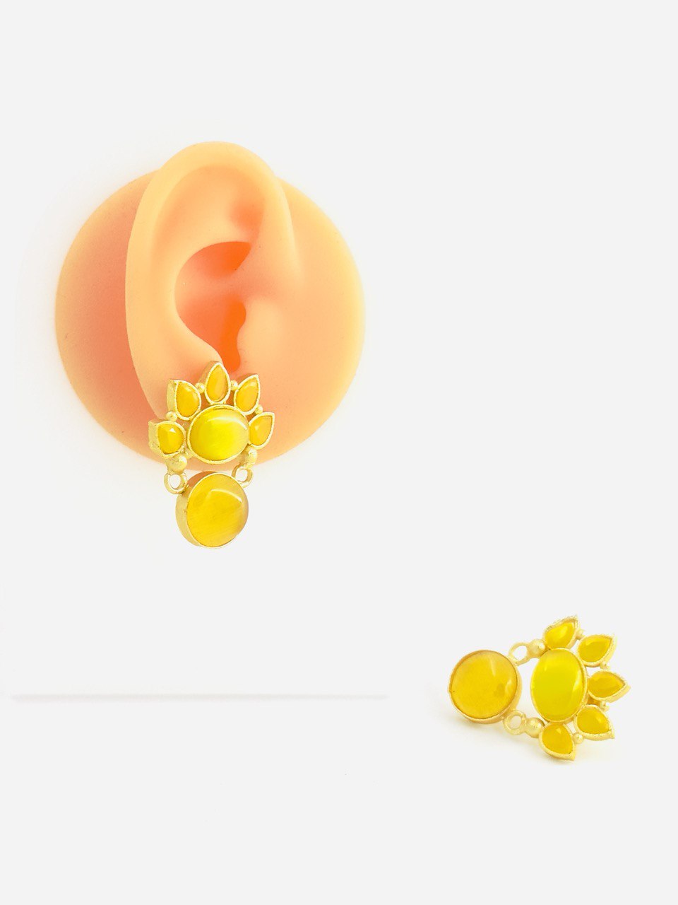 Yellow Gold plated studs