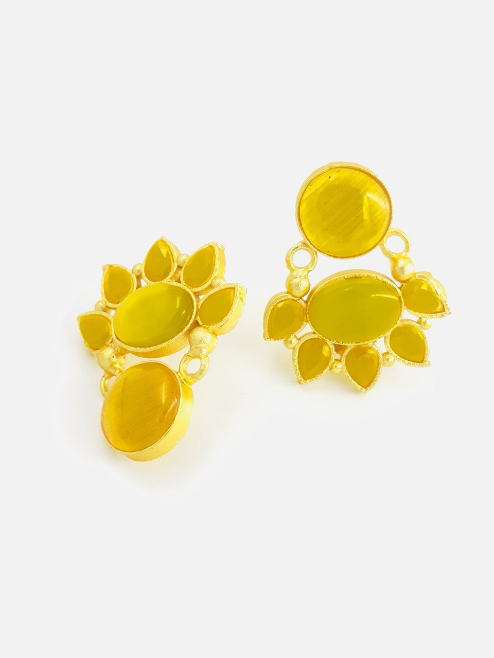 Yellow Gold plated studs