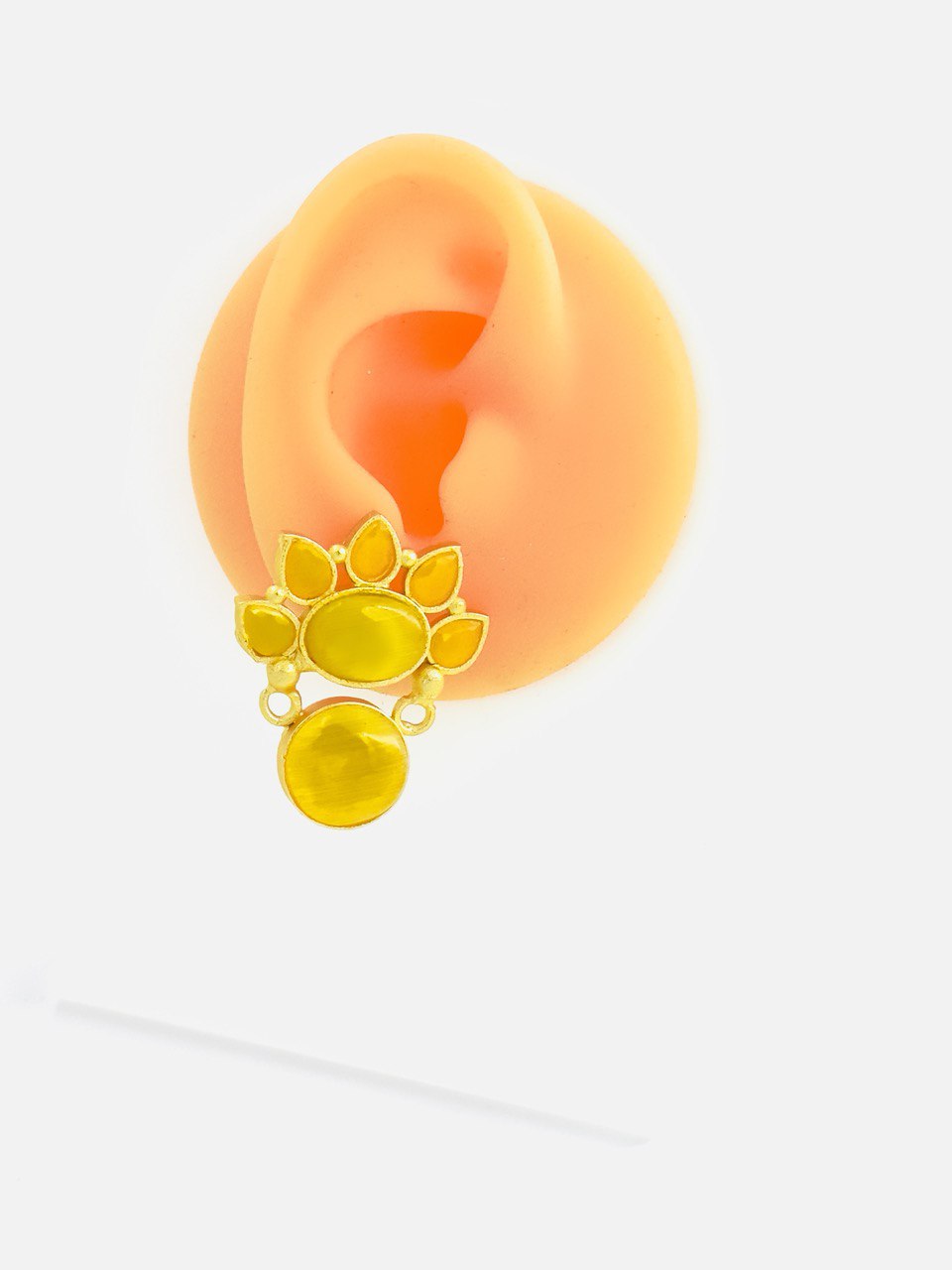 Yellow Gold plated studs