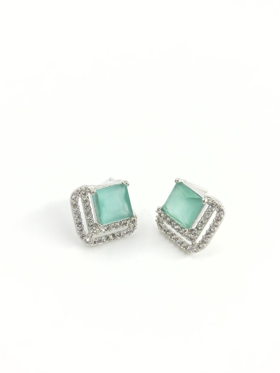 Mint American Diamond studs