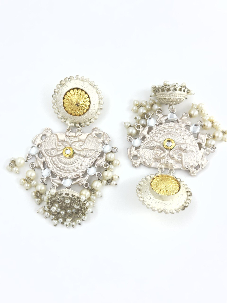 Dual tone Antique dangler