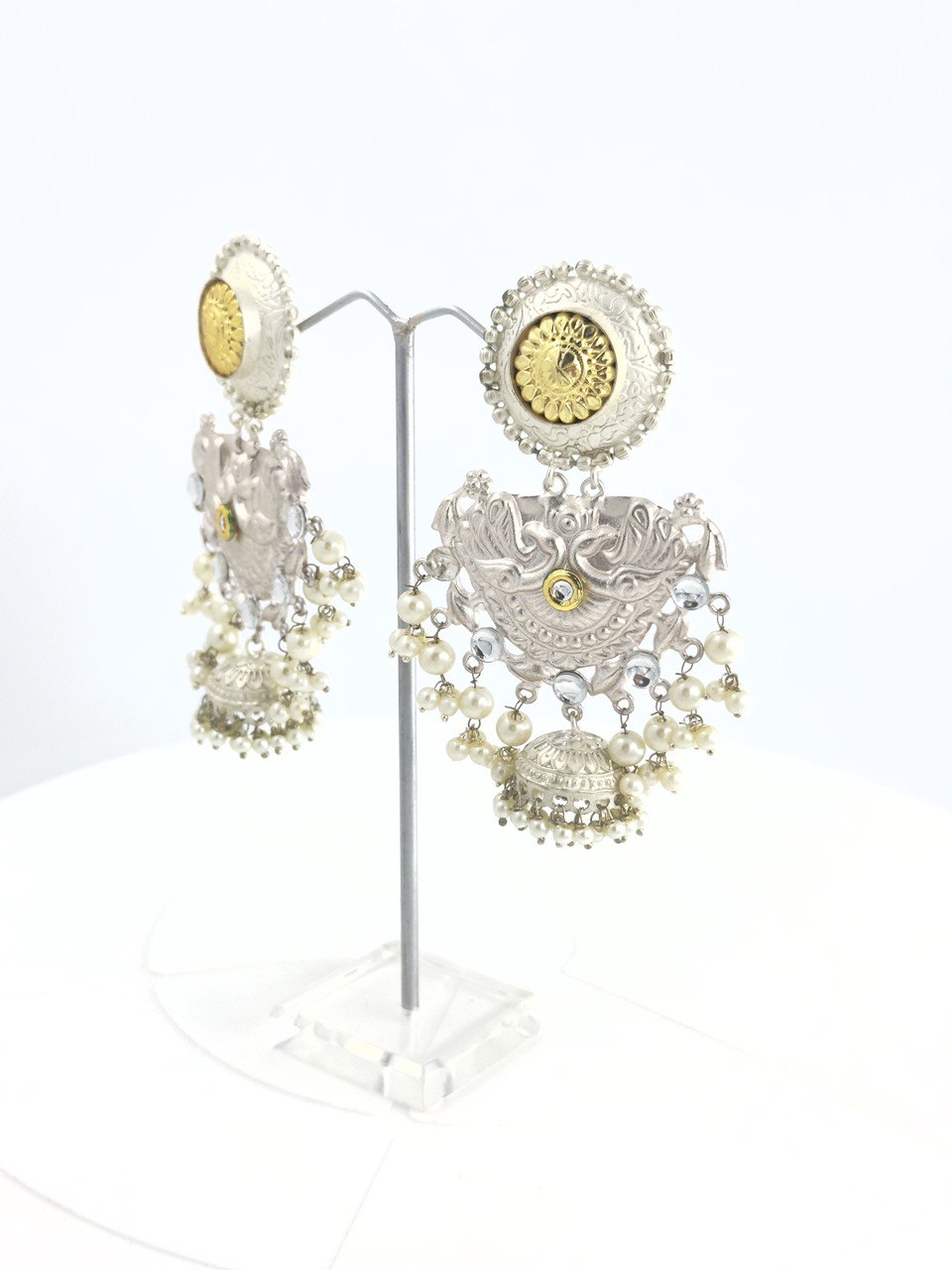 Dual tone Antique dangler