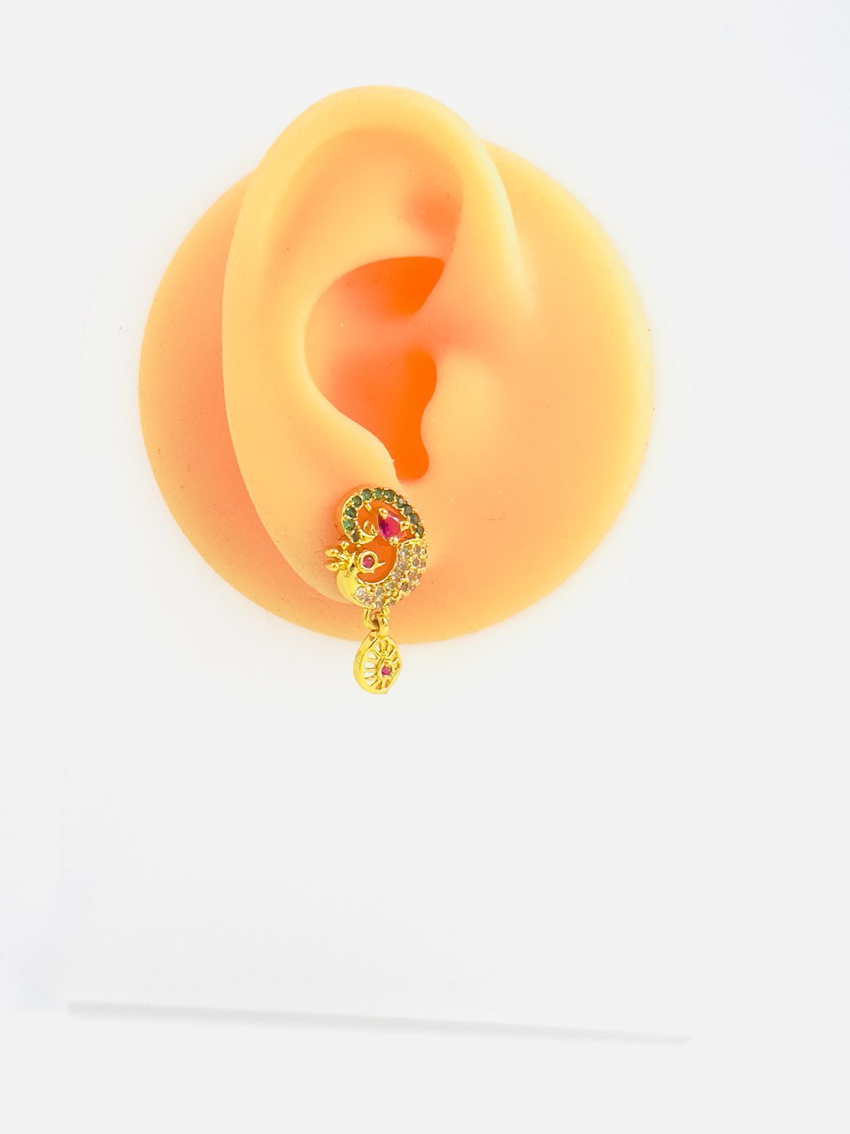 Multicolour gold plated studs