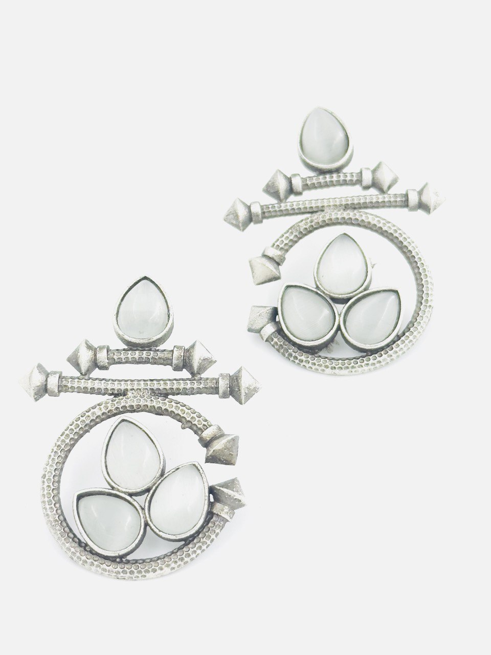 White antique studs