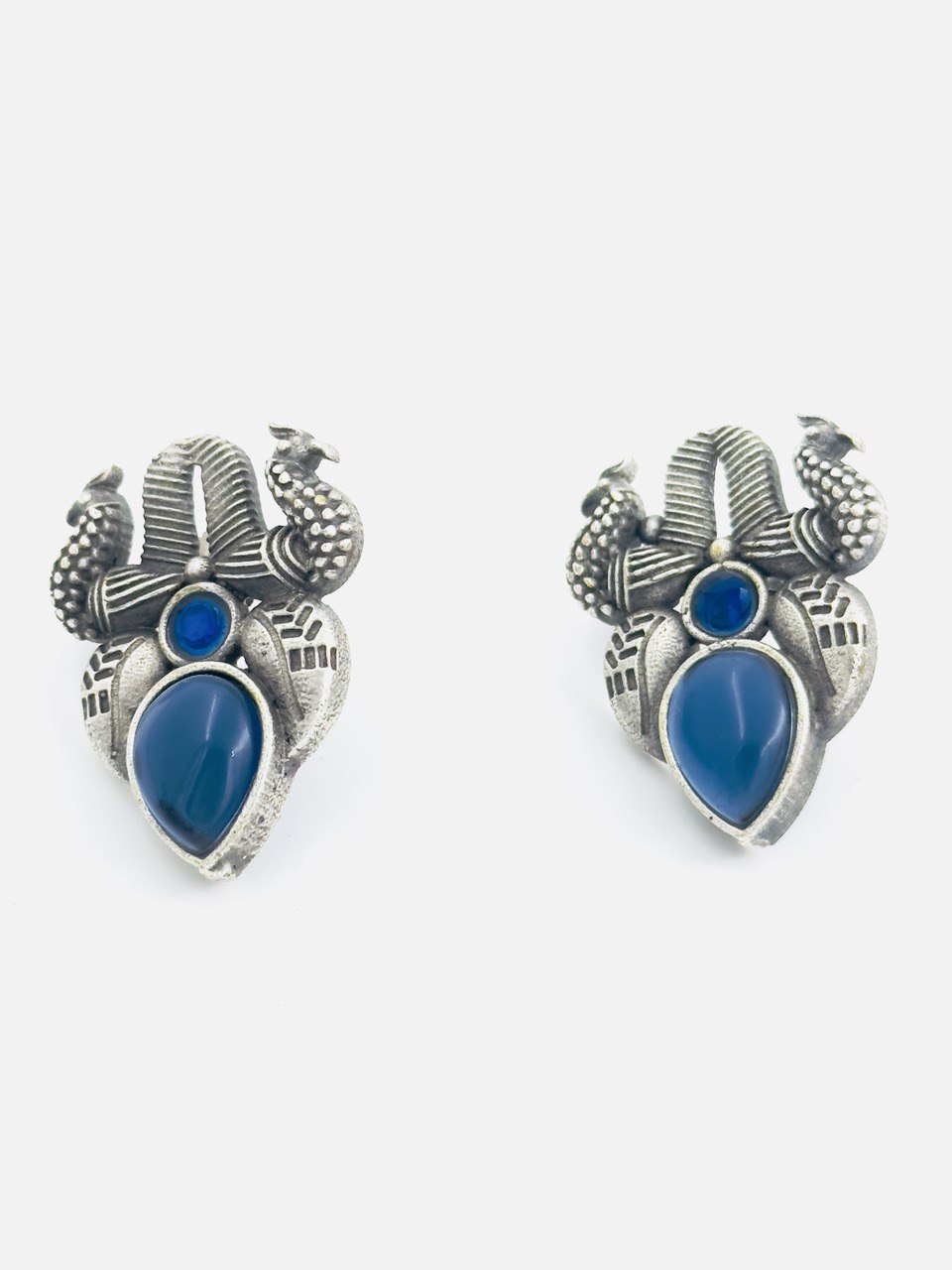Blue antique studs