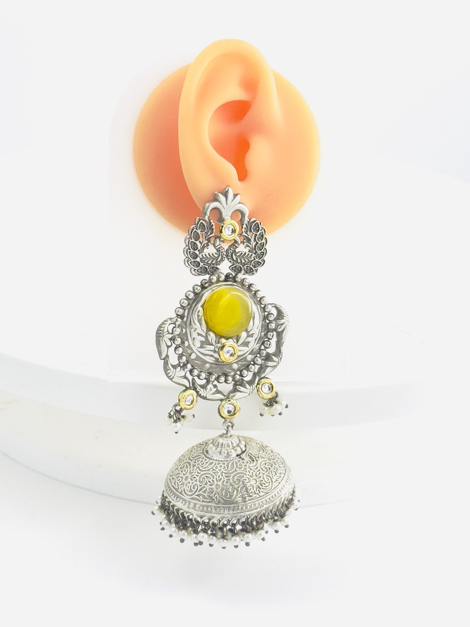 Yellow Antique dangler
