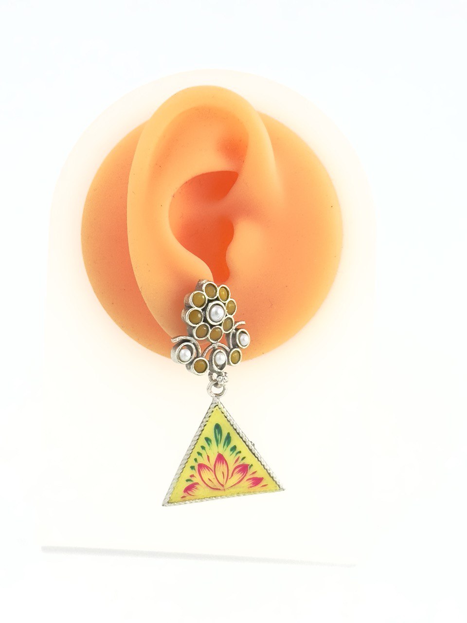 Yellow Antique dangler