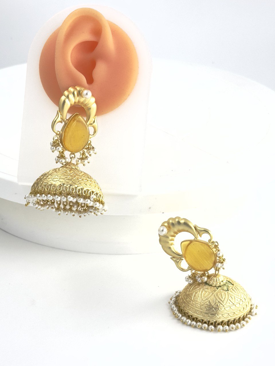 yellow Brass dangler