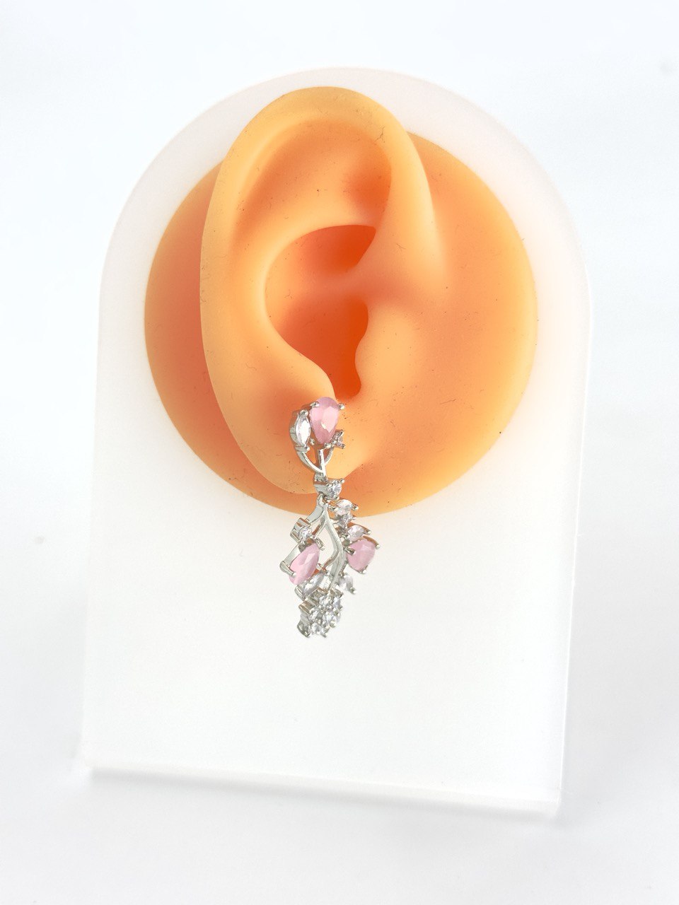 Pink zircon jewellery set