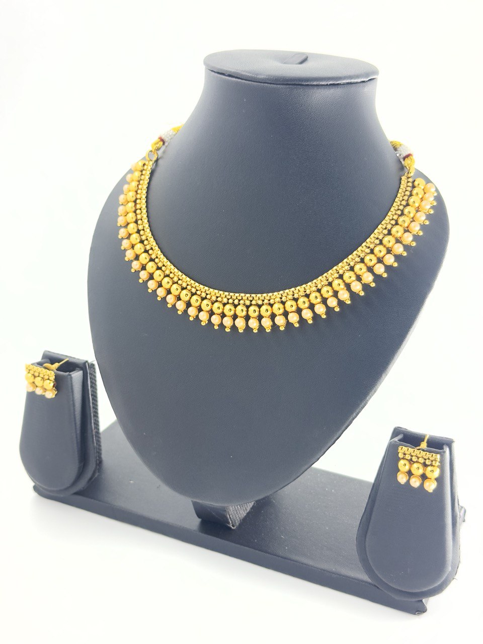 Yashas gold plated necklace set