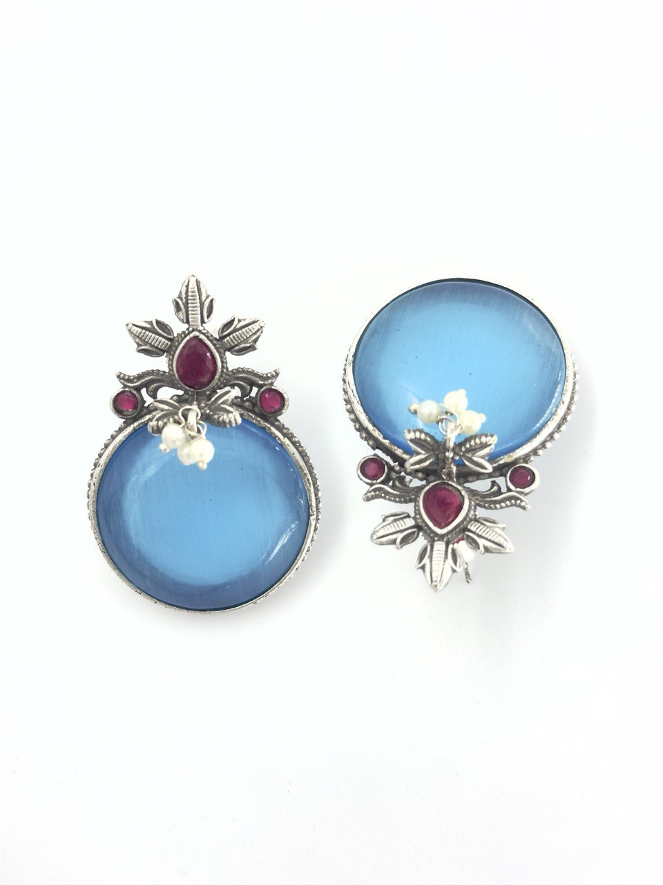 Blue antique studs