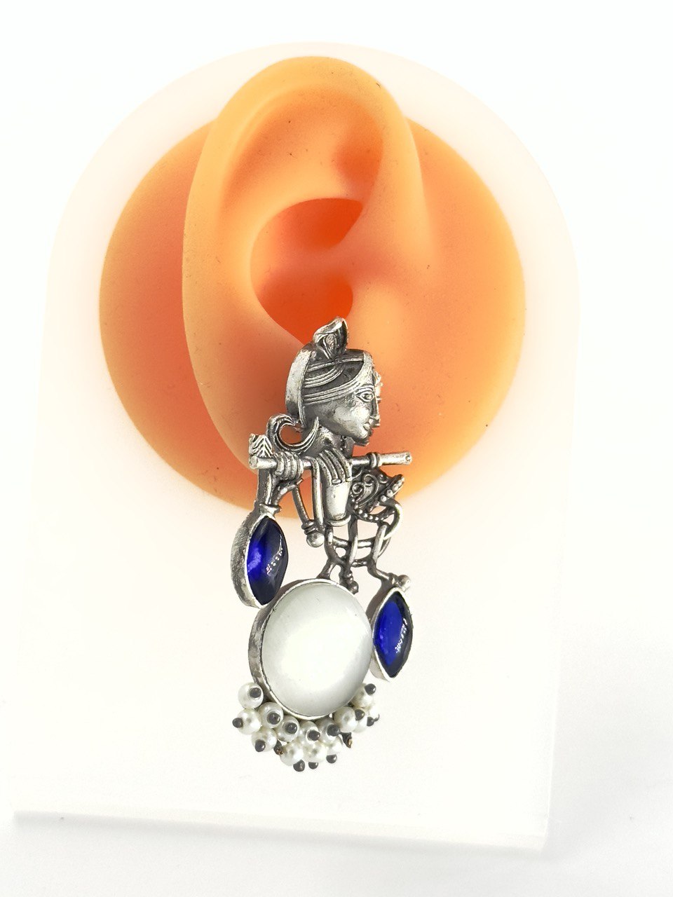 Multicolour Silver Antique dangler