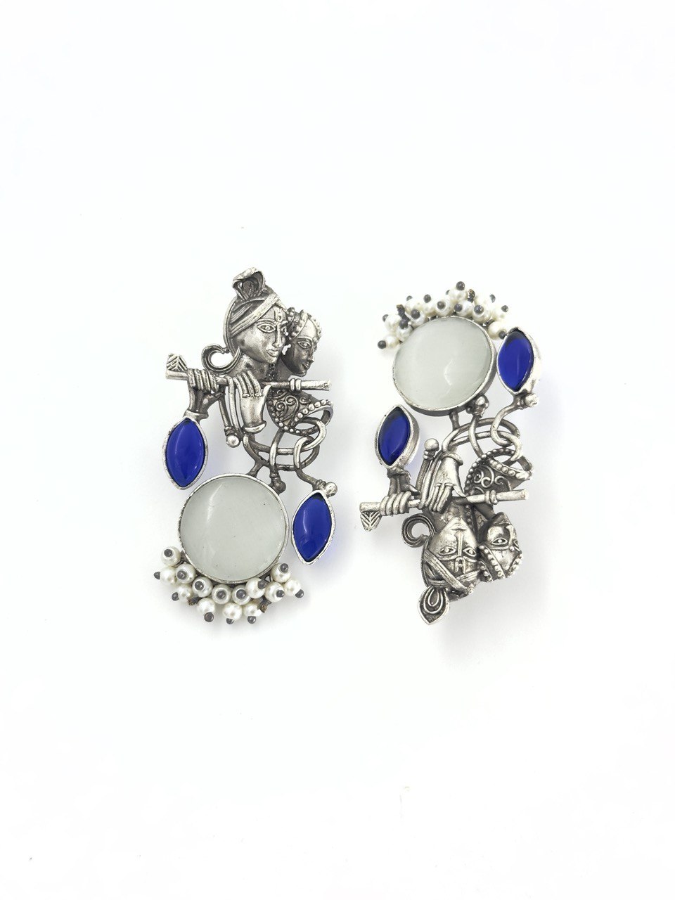 Multicolour Silver Antique dangler