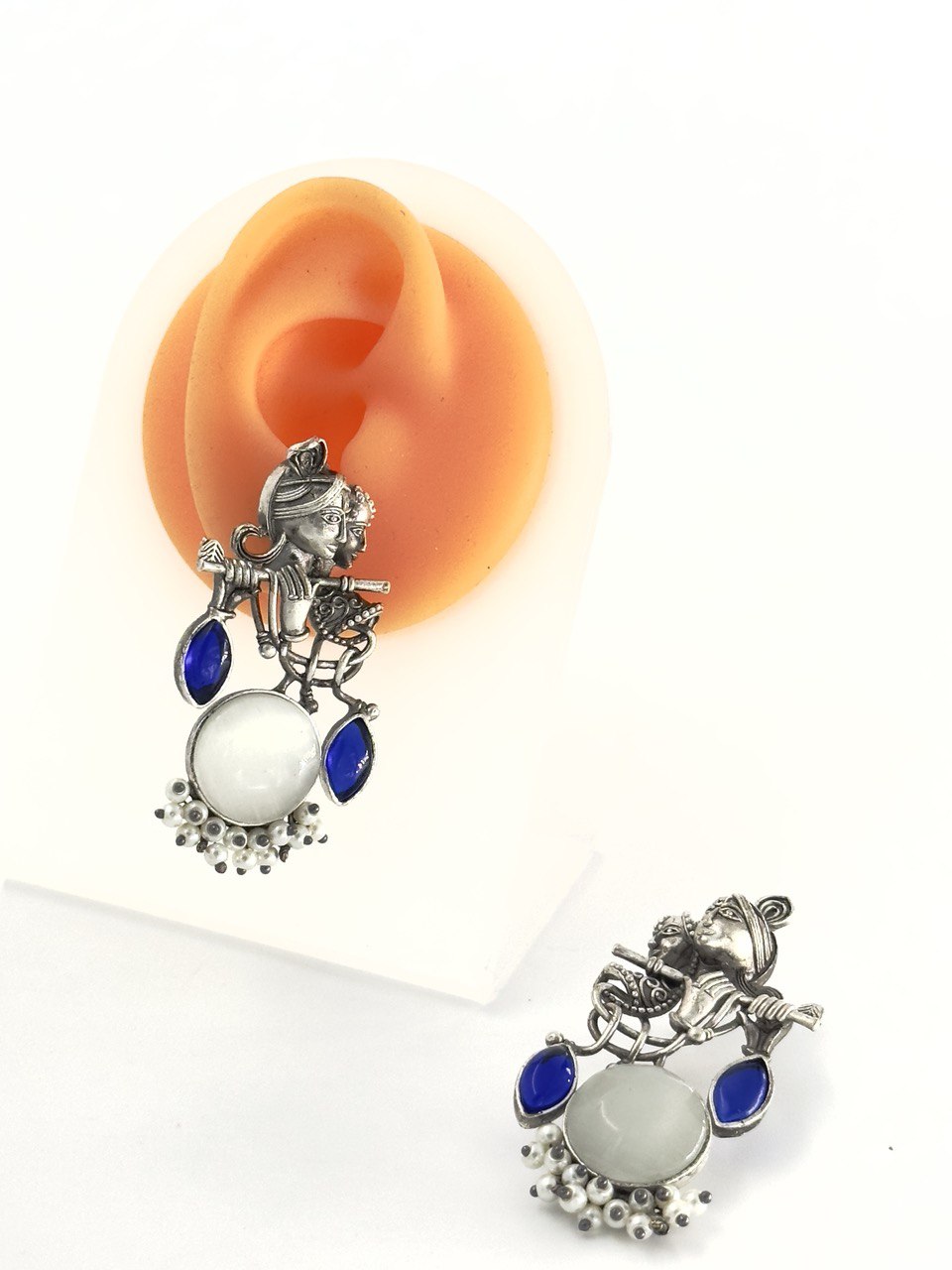 Multicolour Silver Antique dangler