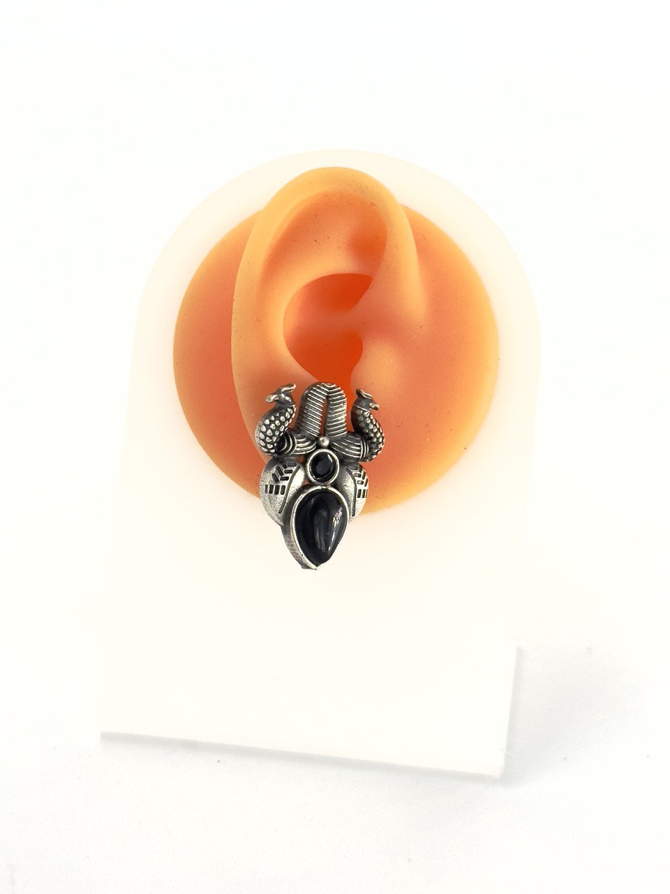 Black antique studs