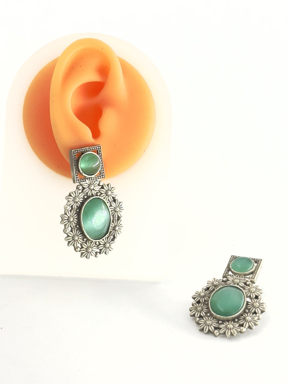 Sea green Antique dangler