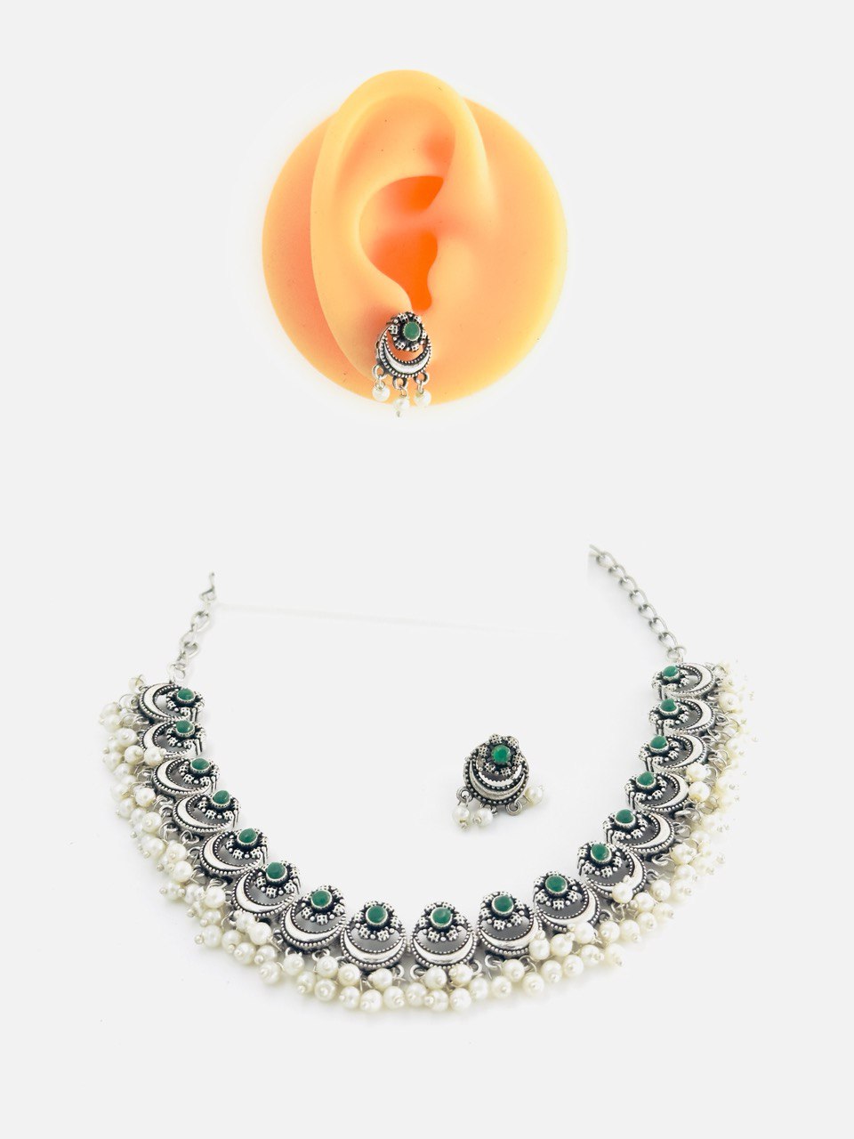 Green Antique Necklace set