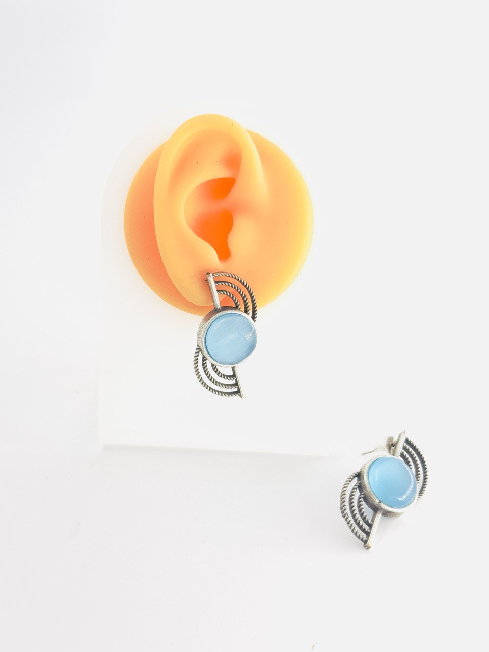 Blue antique studs